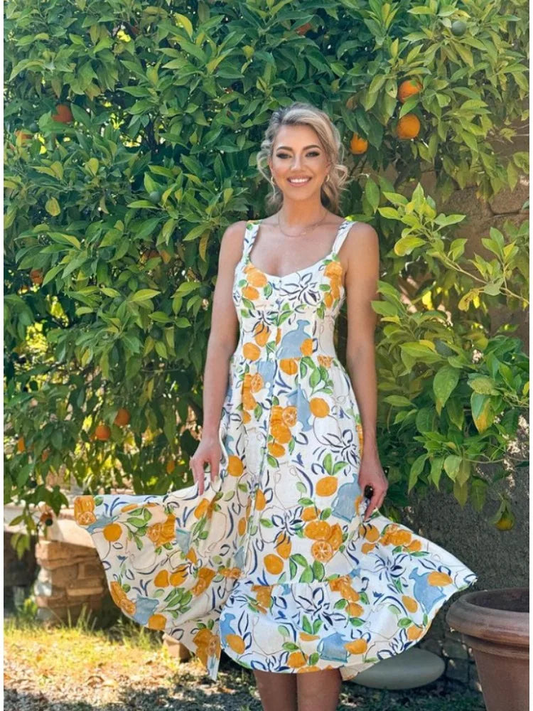 Vestido Toque de Verano Midi