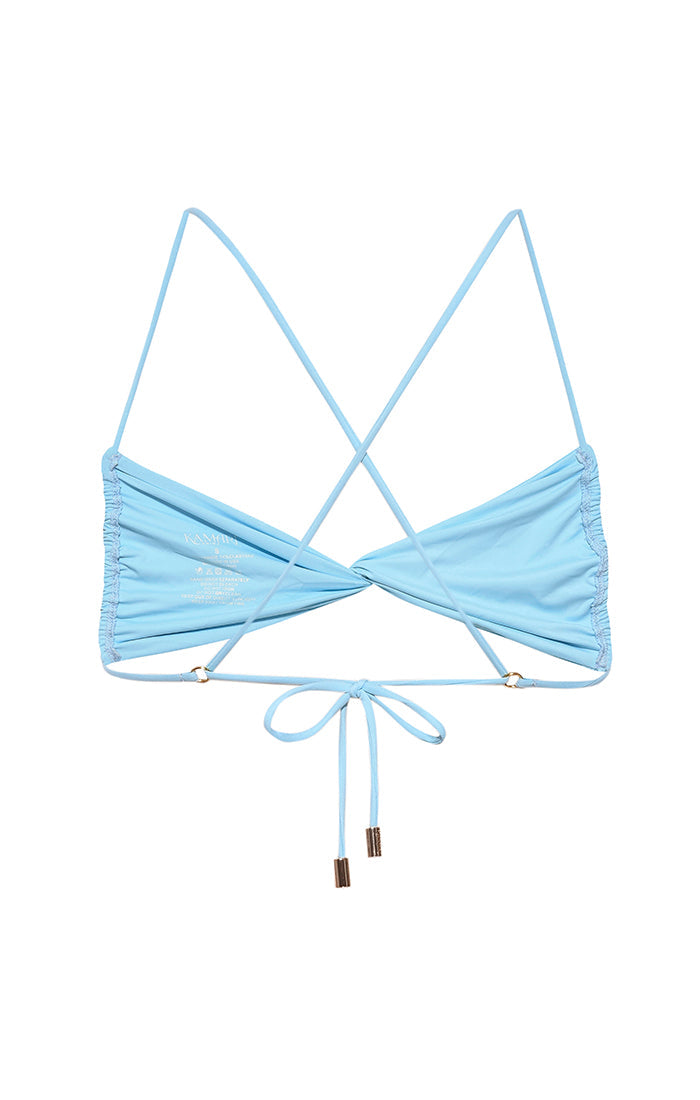 Icey Twist Bandeau Bikini Top