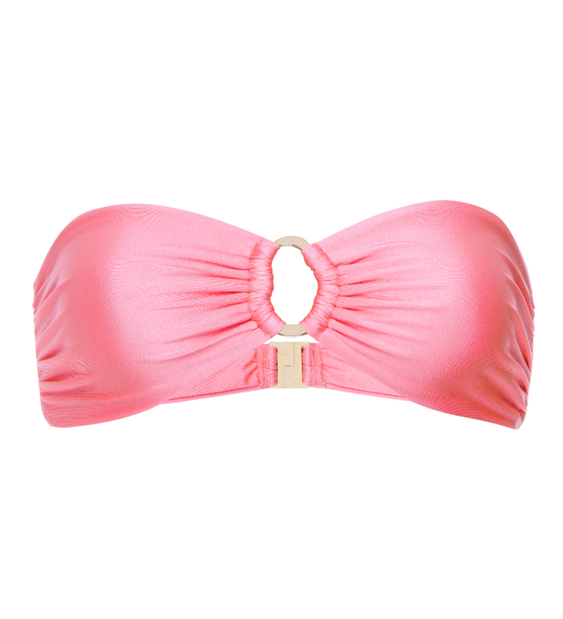 Elsa Strapless Bandeau - Bubblegum